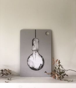 Lamppu leikkuulauta harmaa